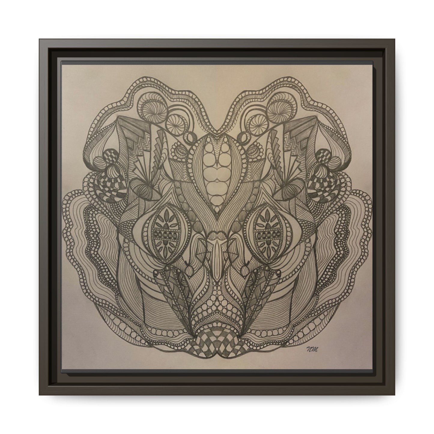 Matte Canvas, Framed (Multi-color)