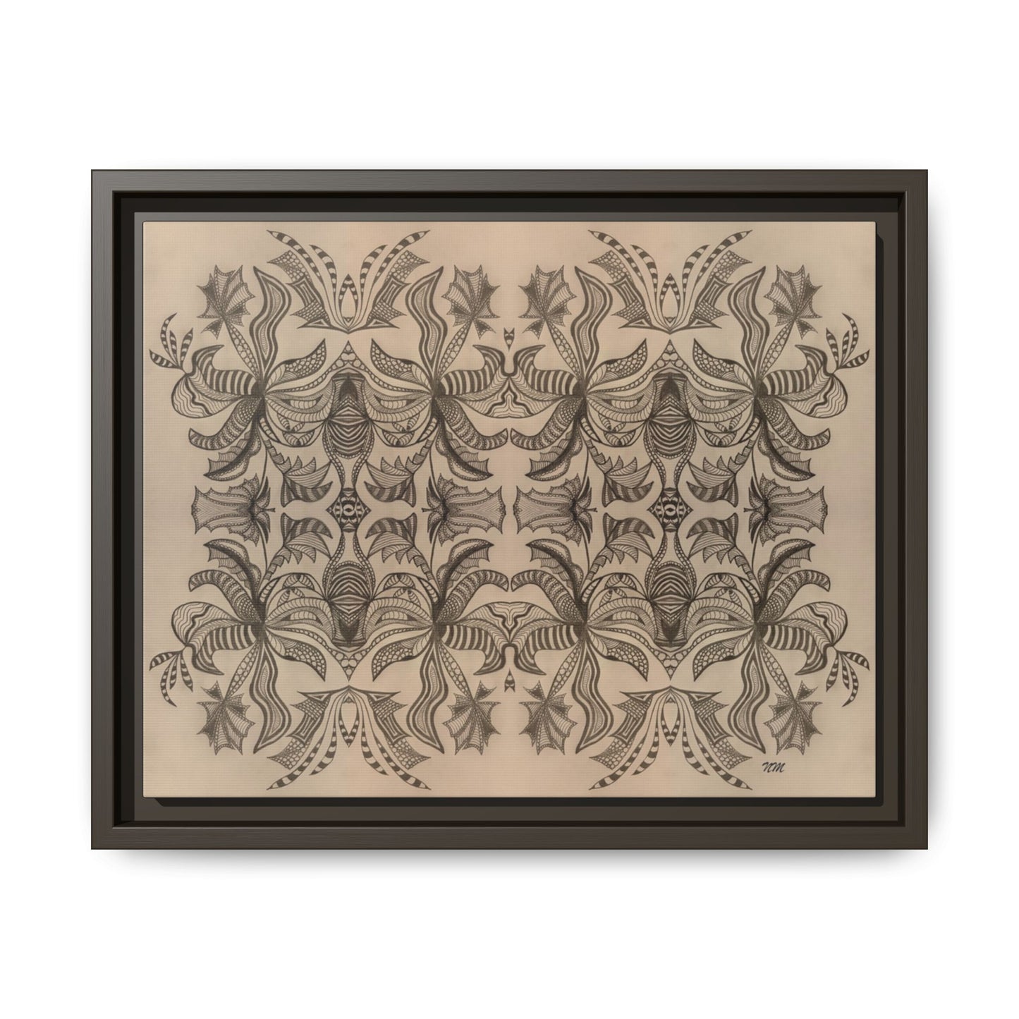 Matte Canvas, Framed (Multi-color)