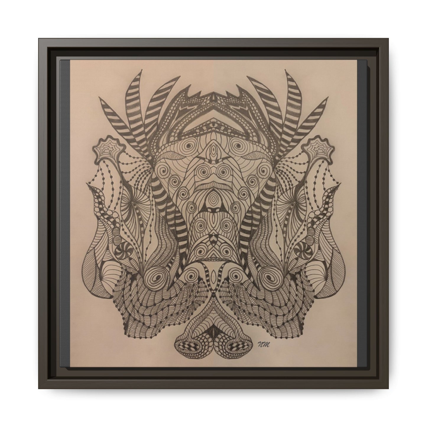 Matte Canvas, Framed (Multi-color)