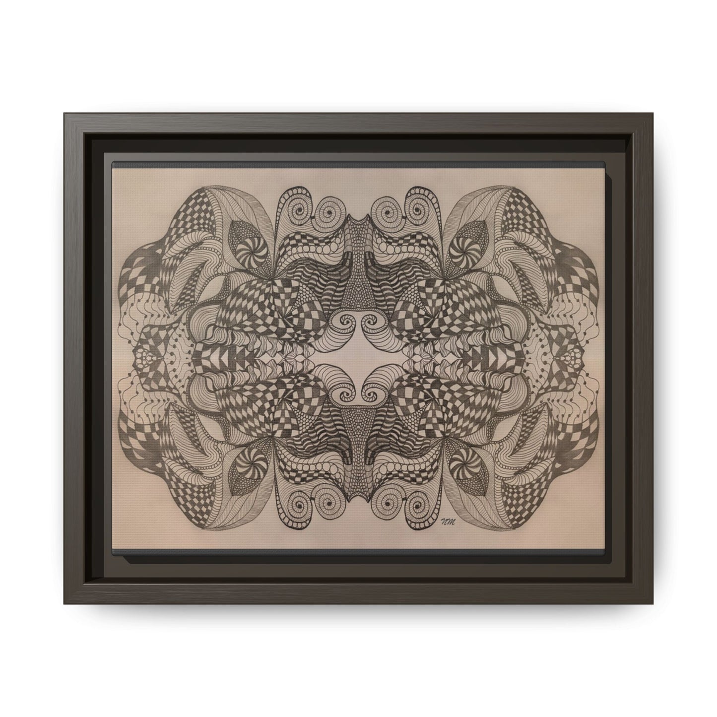 Matte Canvas, Framed (Multi-color)