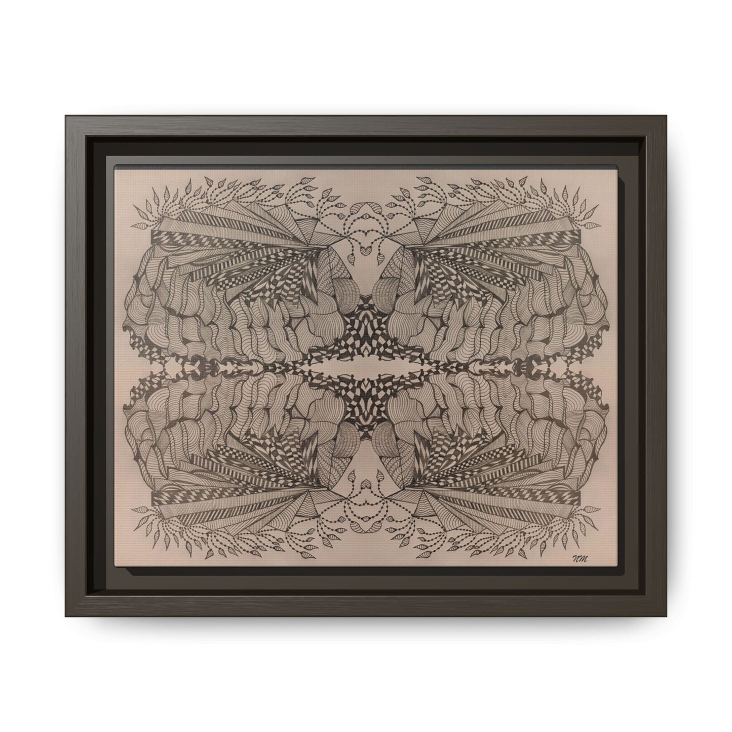Matte Canvas, Framed (Multi-color)