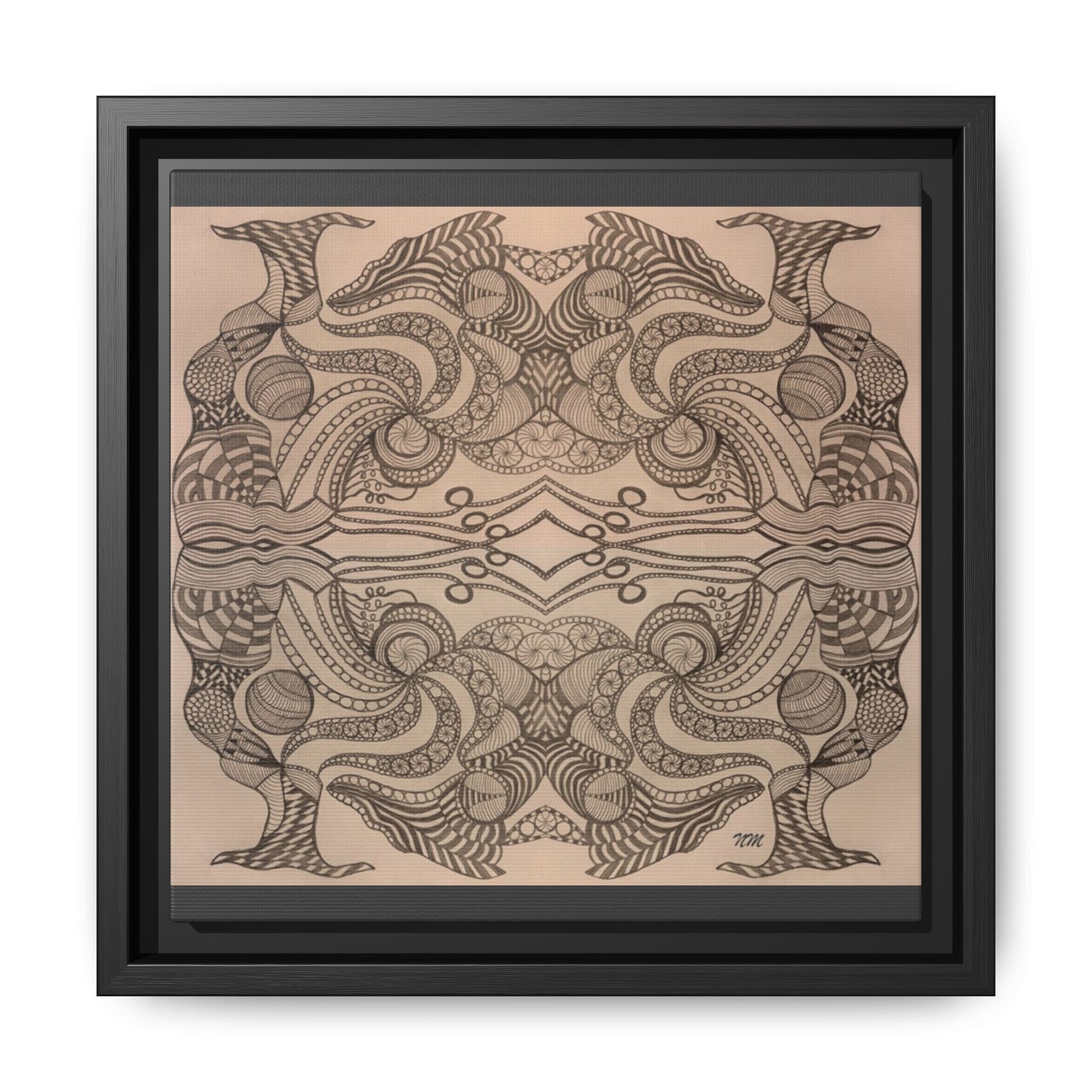 Matte Canvas, Framed (Multi-color)