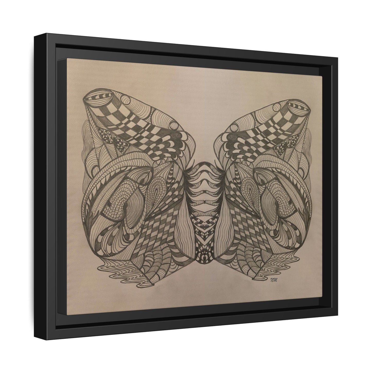 Matte Canvas, Framed (Multi-color)