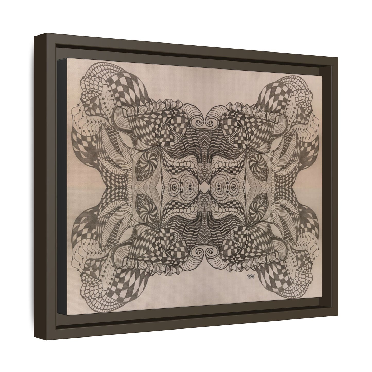 Matte Canvas, Framed (Multi-color)