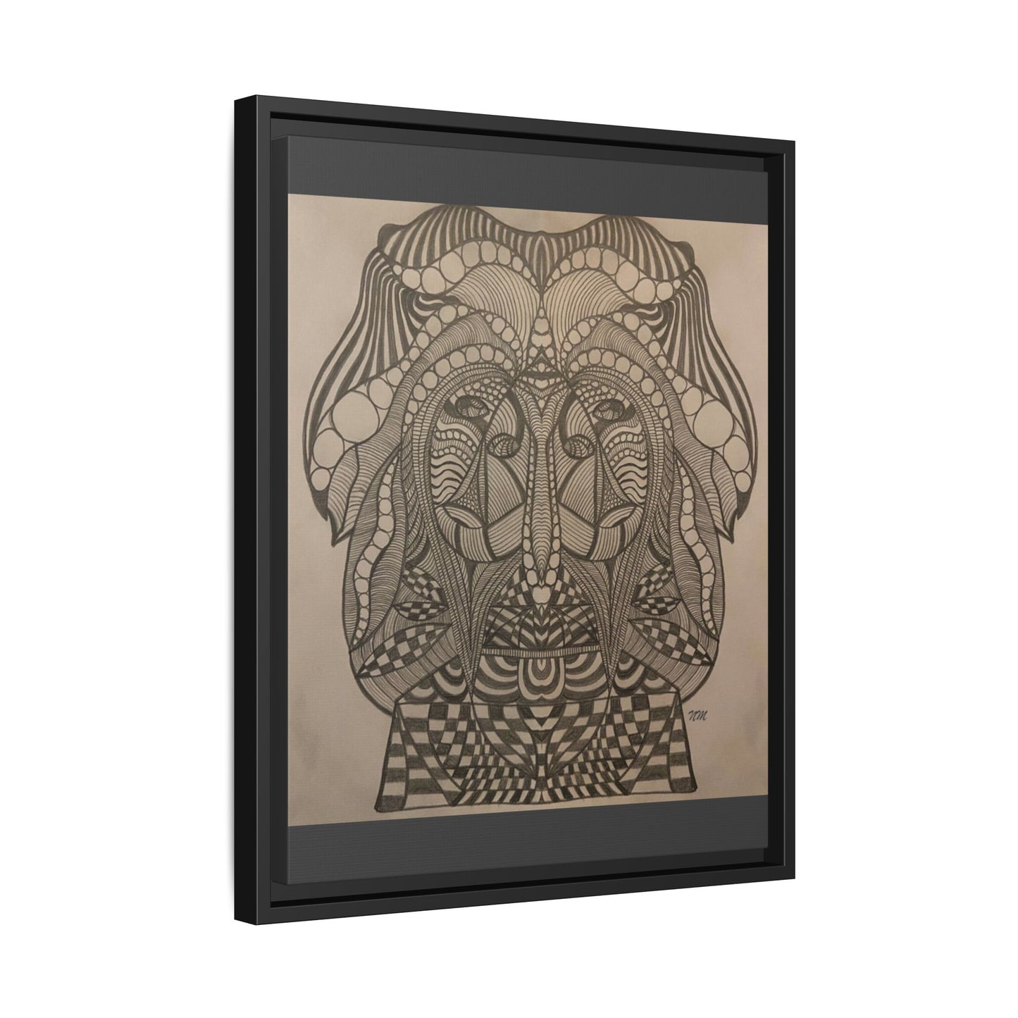 Matte Canvas, Framed (Multi-color)