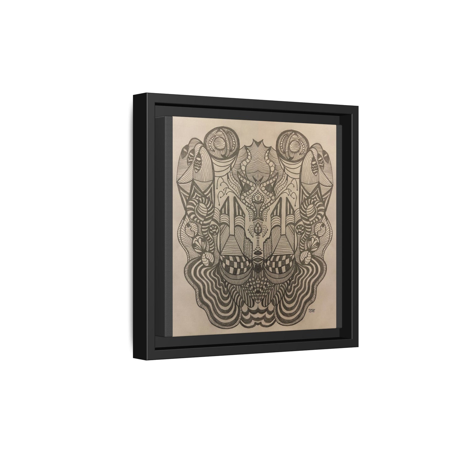 Matte Canvas, Framed (Multi-color)