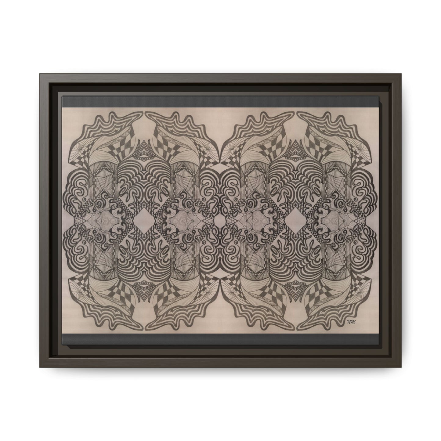 Matte Canvas, Framed (Multi-color)