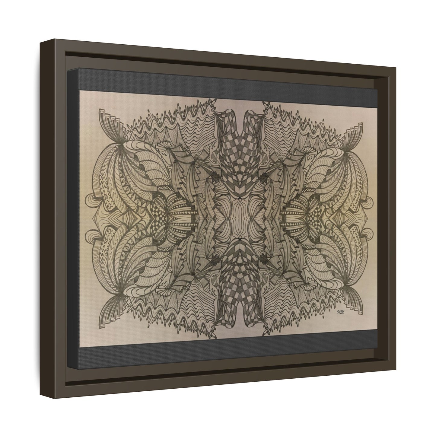 Matte Canvas, Framed (Multi-color)