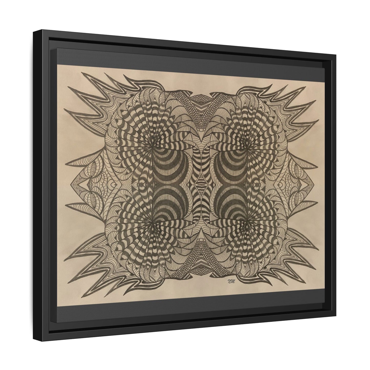Matte Canvas, Framed (Multi-color)