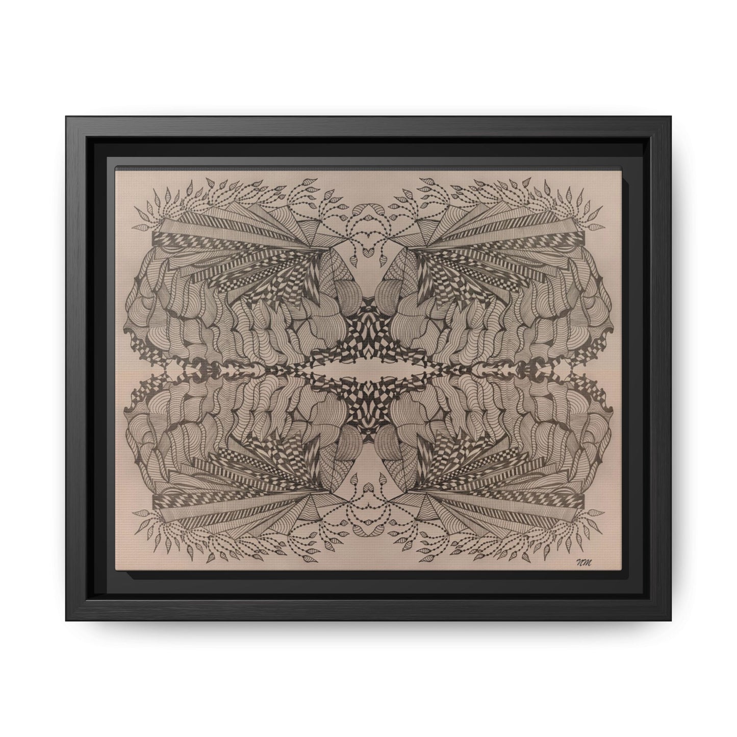 Matte Canvas, Framed (Multi-color)