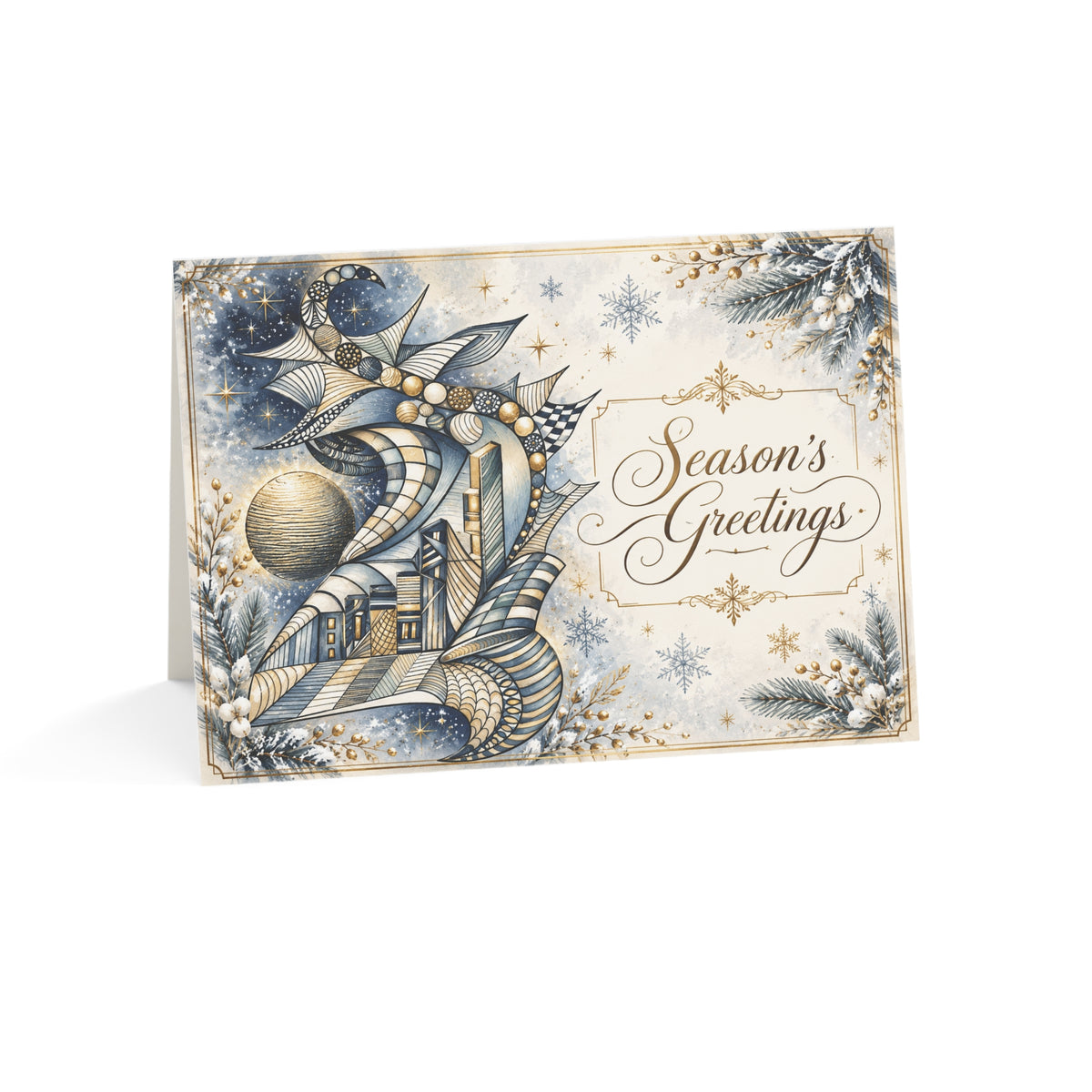 Moonlit City — Season’s Greetings Card