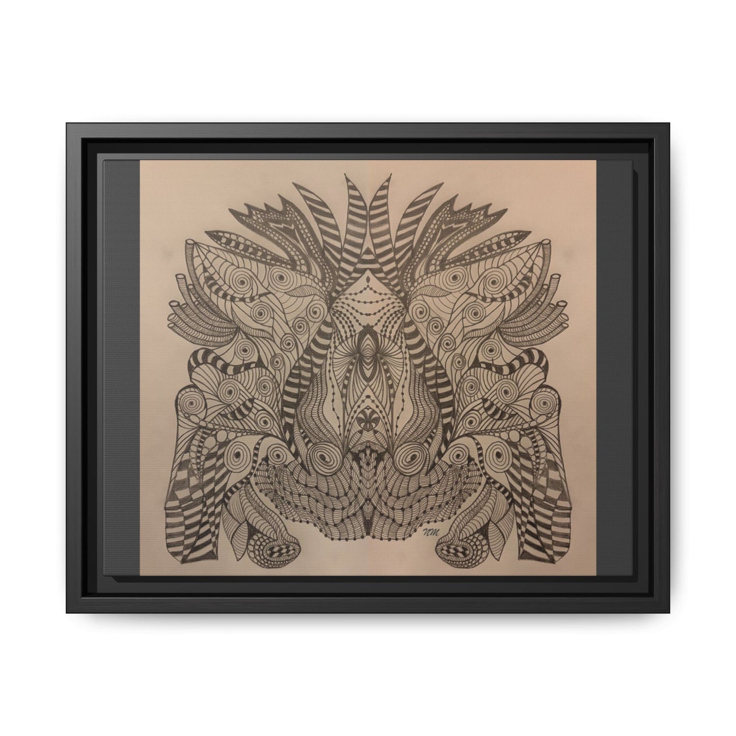 Matte Canvas, Framed (Multi-color)