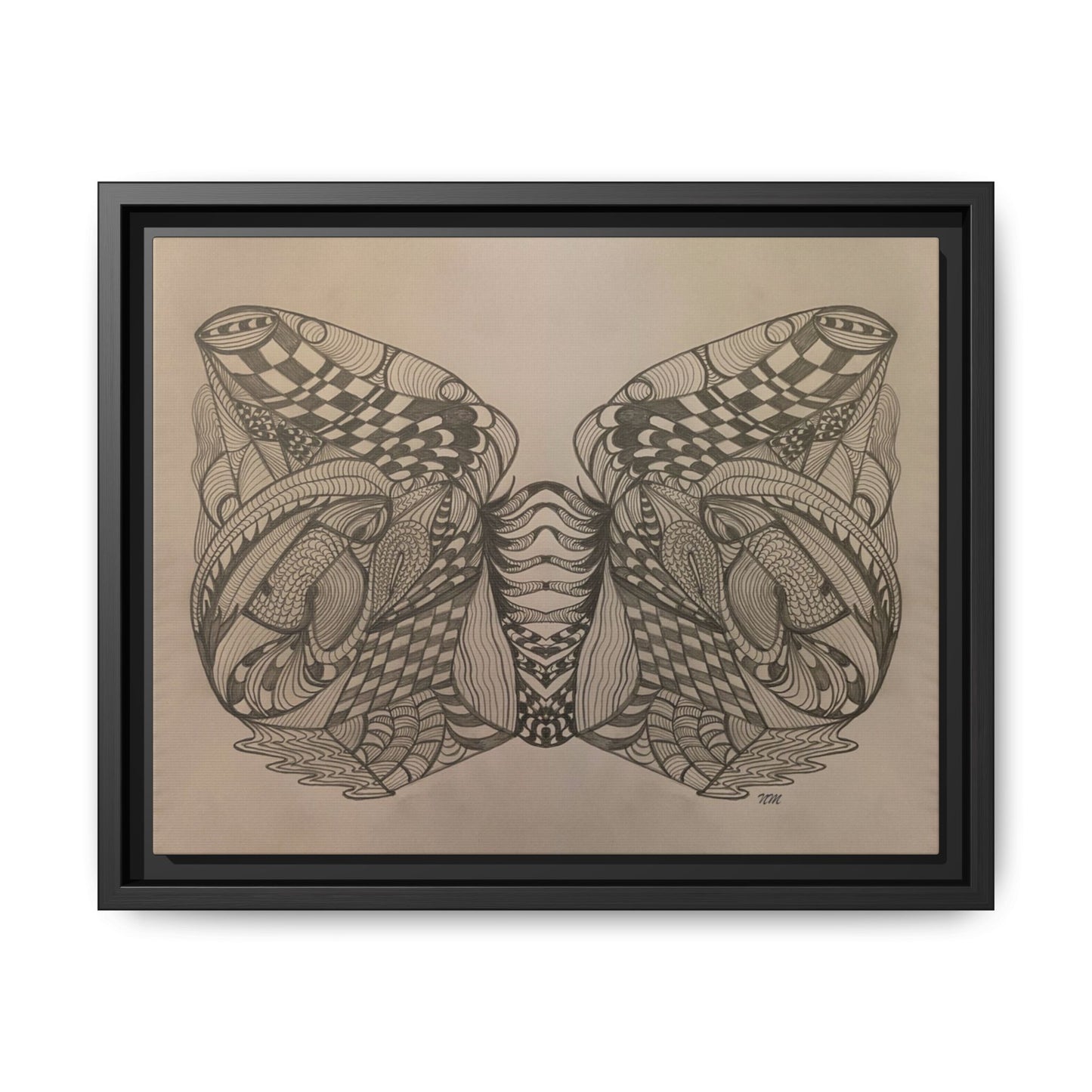 Matte Canvas, Framed (Multi-color)