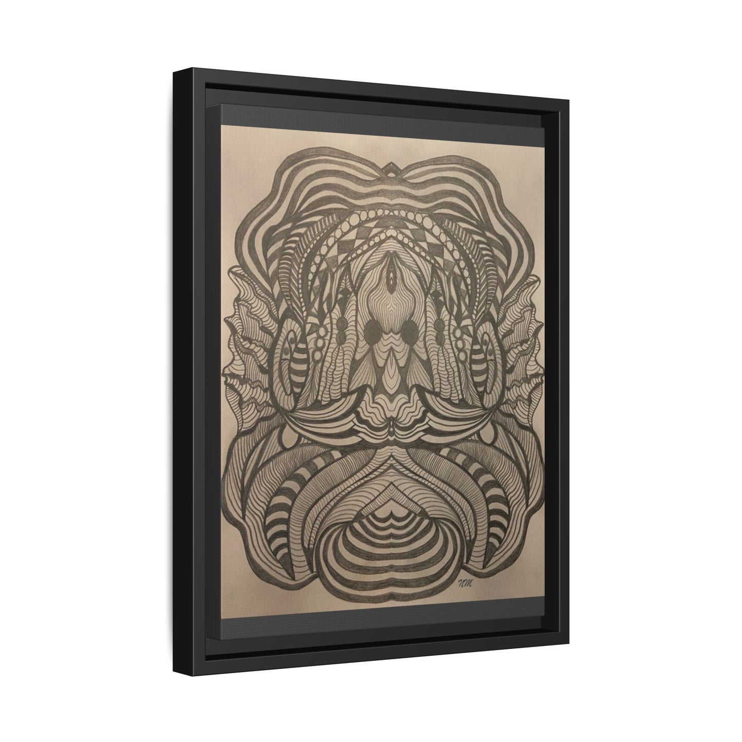 Matte Canvas, Framed (Multi-color)