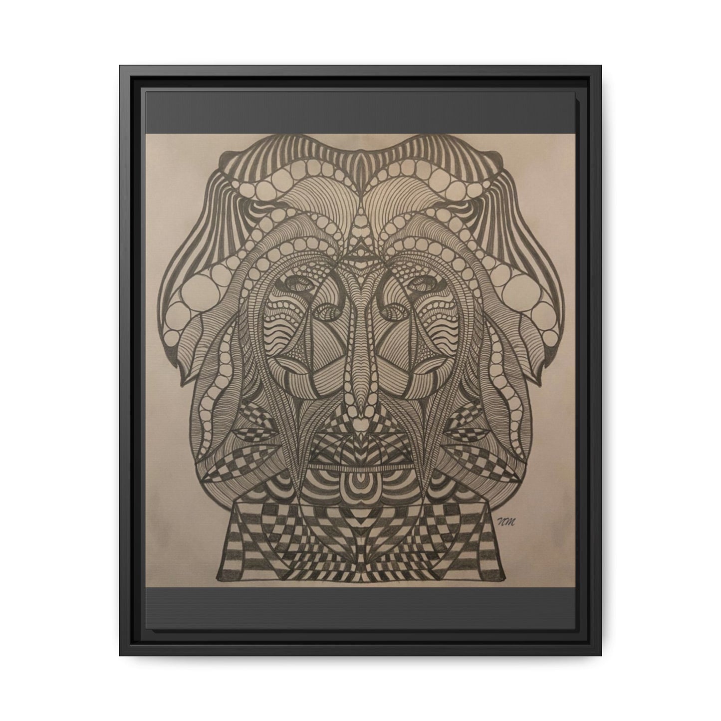 Matte Canvas, Framed (Multi-color)