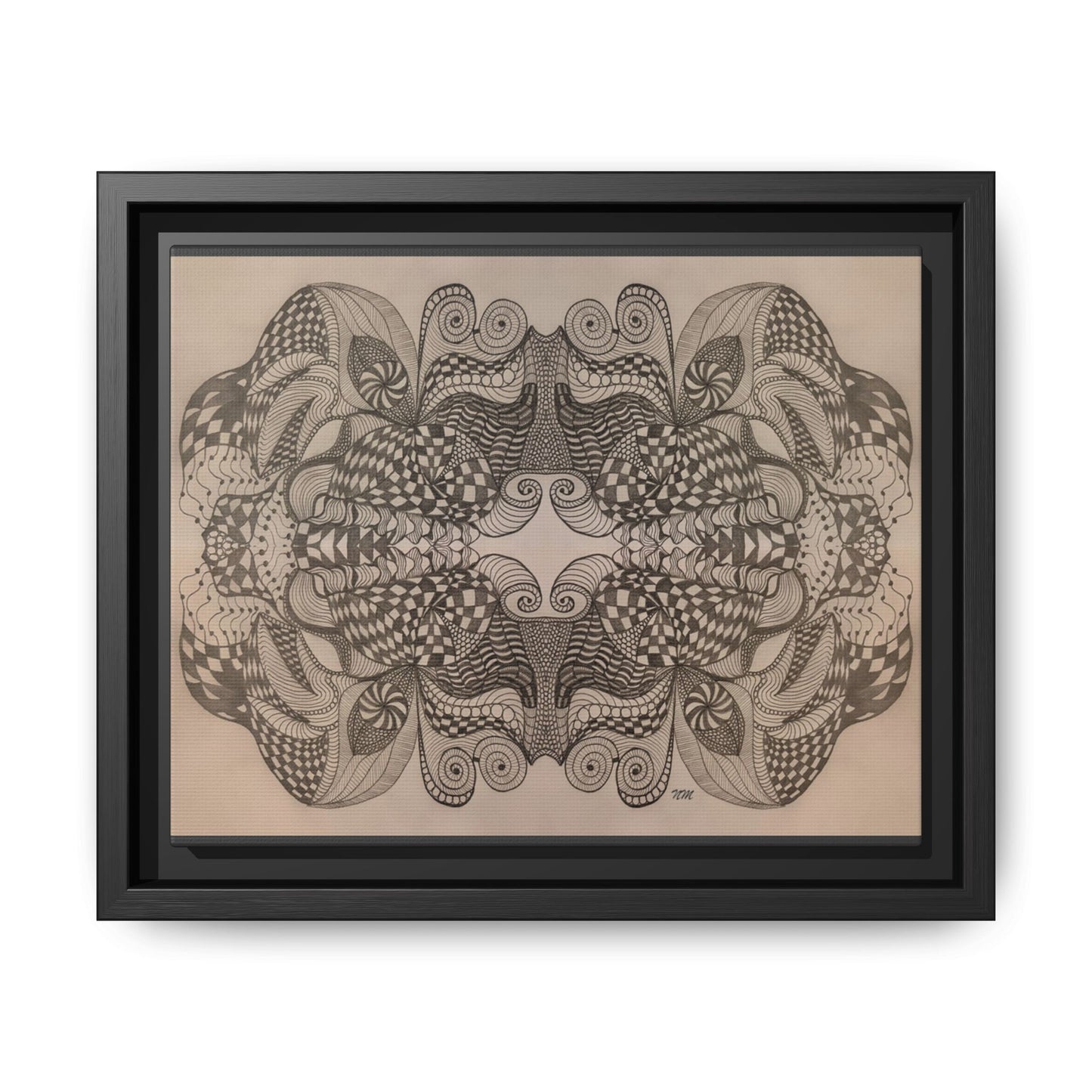 Matte Canvas, Framed (Multi-color)