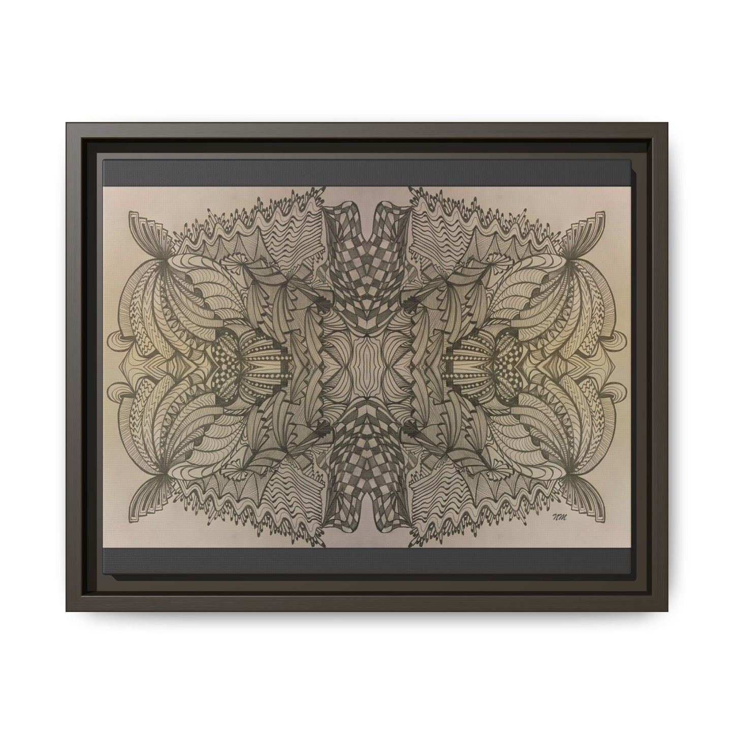 Matte Canvas, Framed (Multi-color)