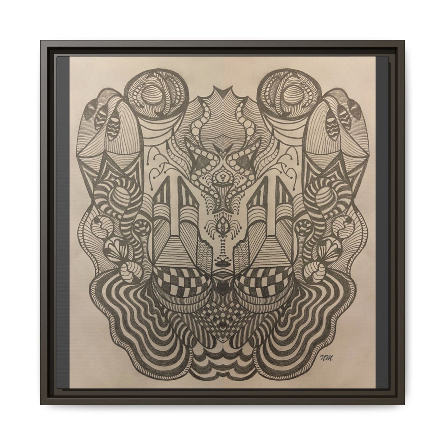 Matte Canvas, Framed (Multi-color)
