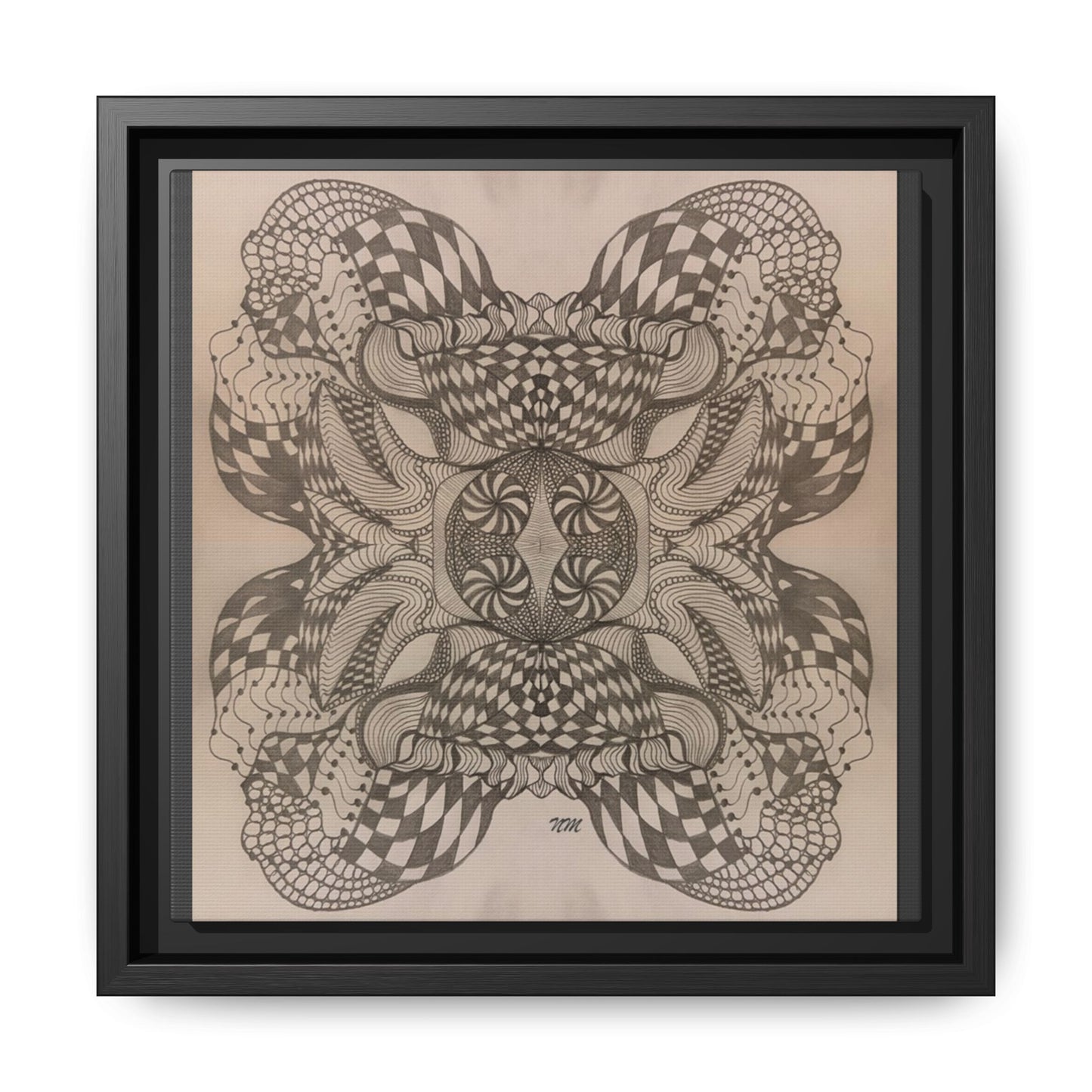 Matte Canvas, Framed (Multi-color)