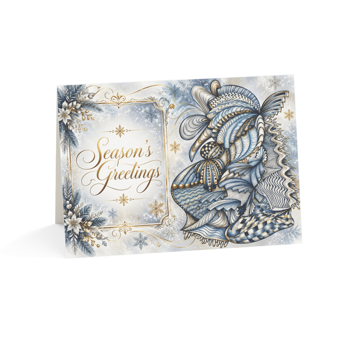 Silver Sleigh — Season’s Greetings Card