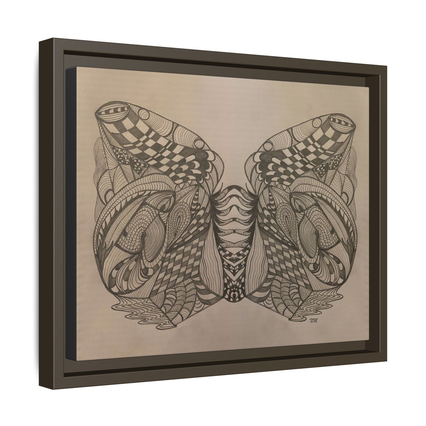 Matte Canvas, Framed (Multi-color)