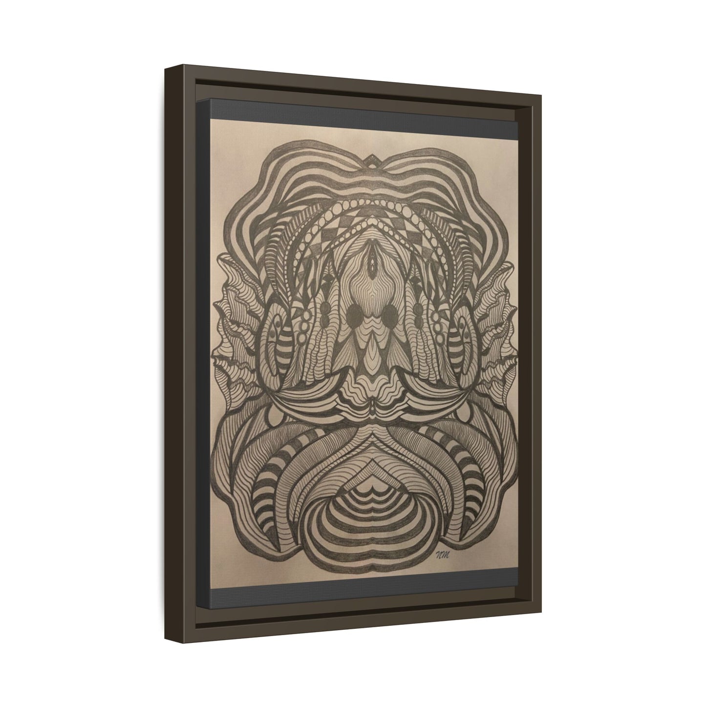 Matte Canvas, Framed (Multi-color)