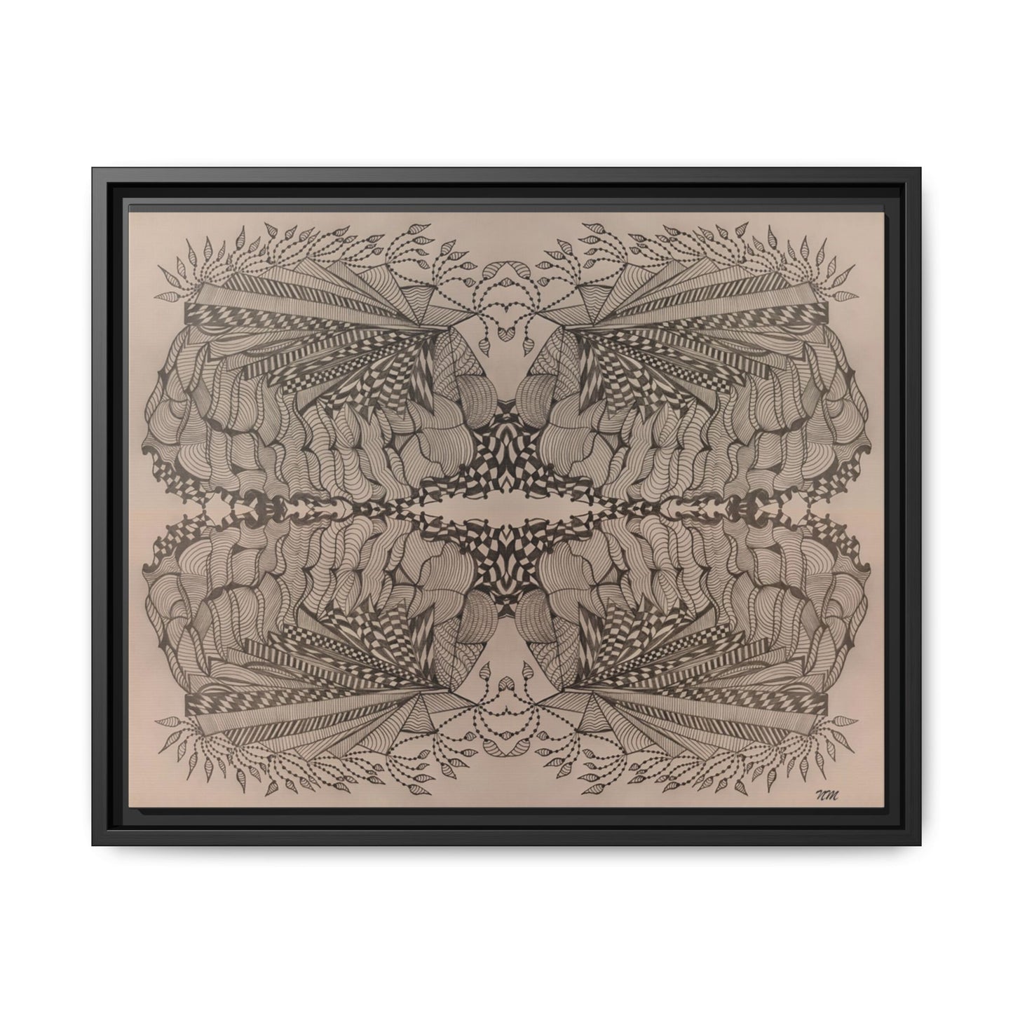 Matte Canvas, Framed (Multi-color)