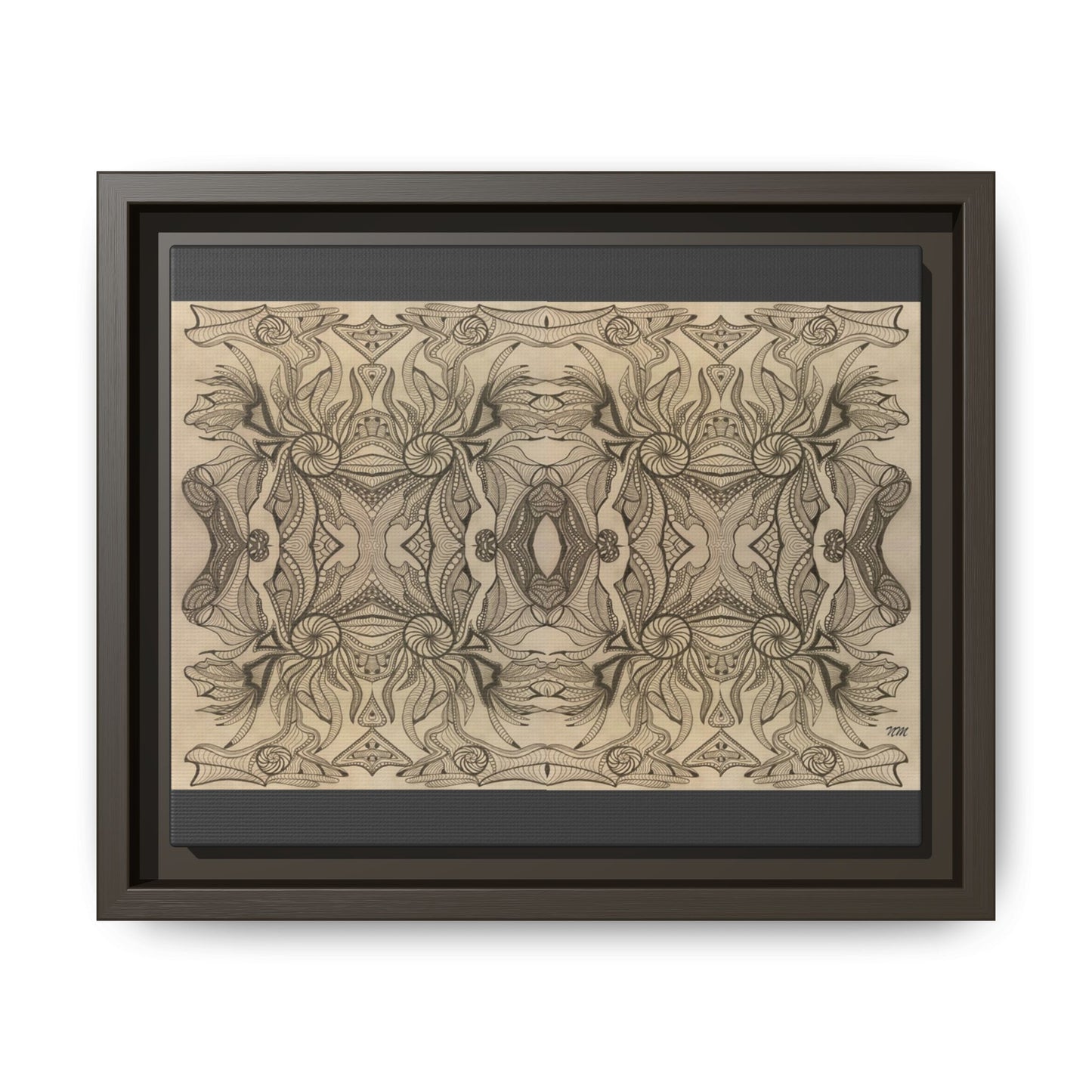 Matte Canvas, Framed (Multi-color)