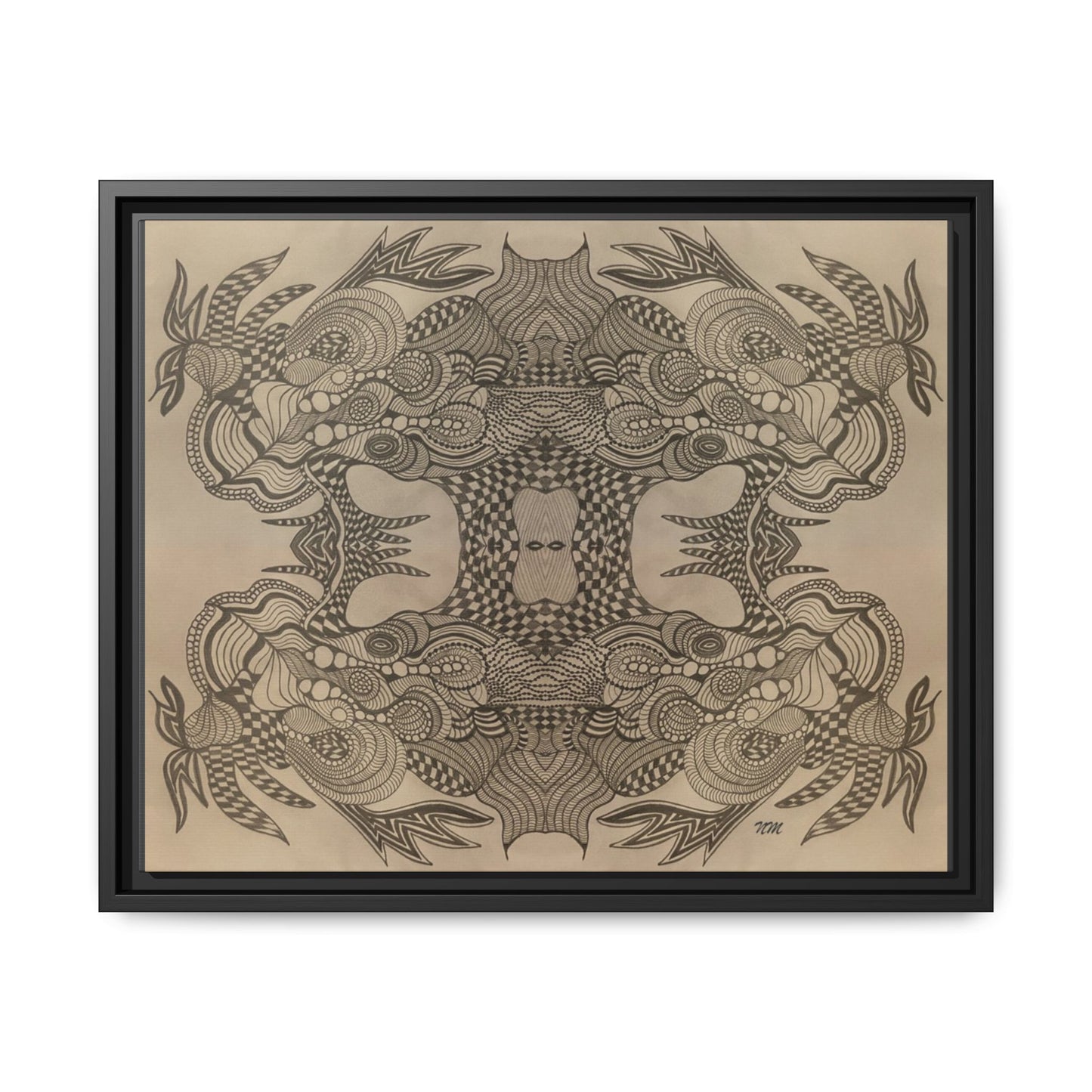 Matte Canvas, Framed (Multi-color)