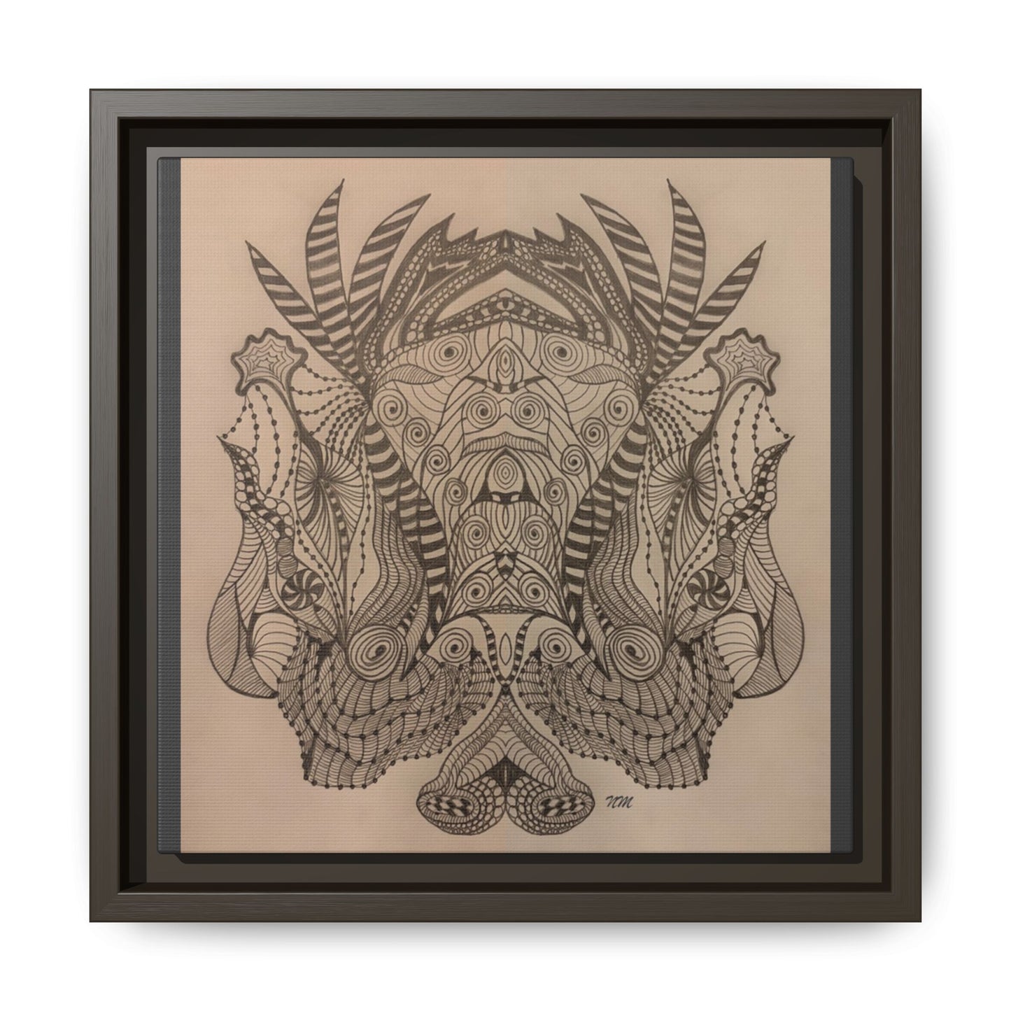 Matte Canvas, Framed (Multi-color)