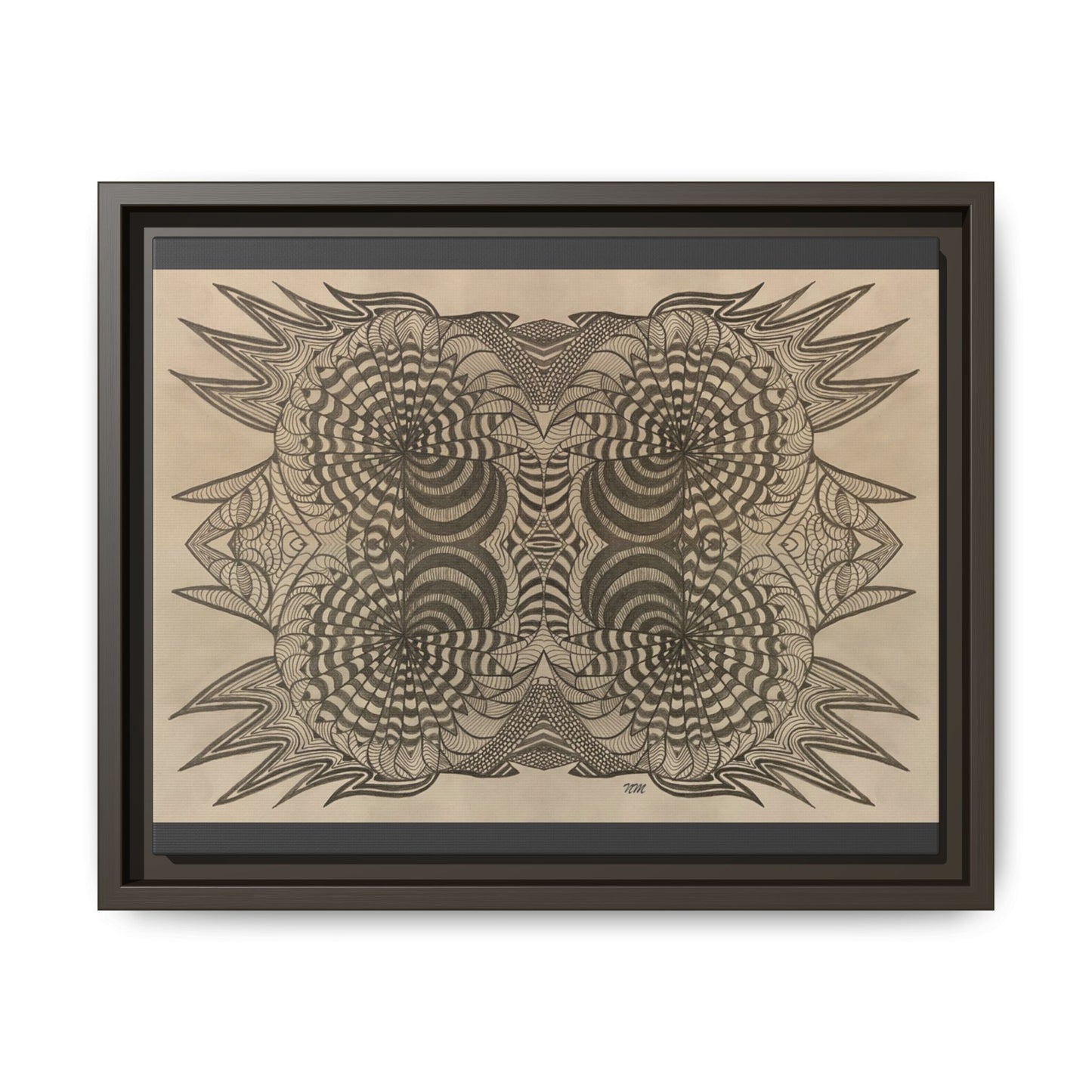 Matte Canvas, Framed (Multi-color)