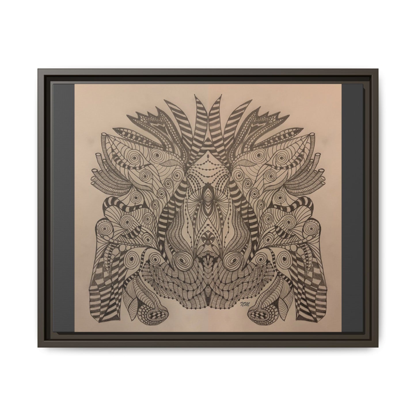 Matte Canvas, Framed (Multi-color)
