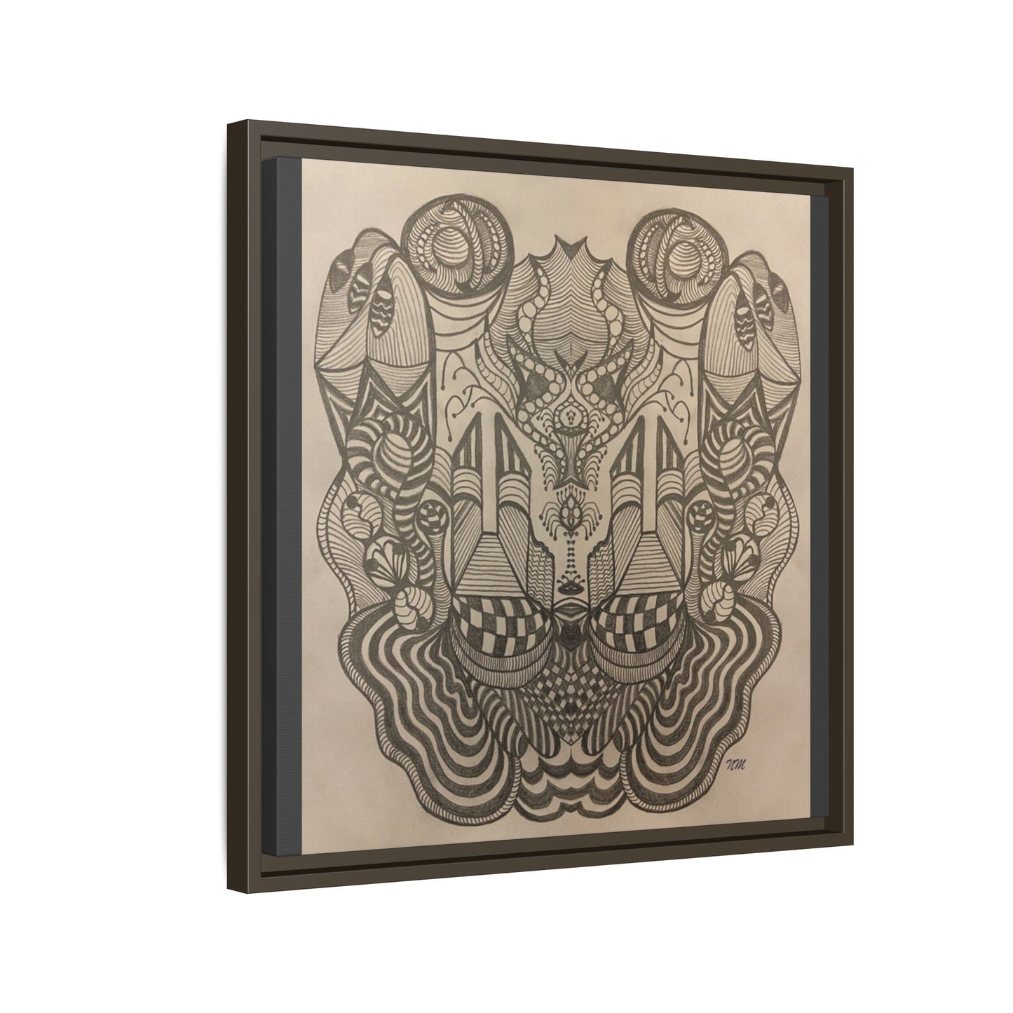 Matte Canvas, Framed (Multi-color)