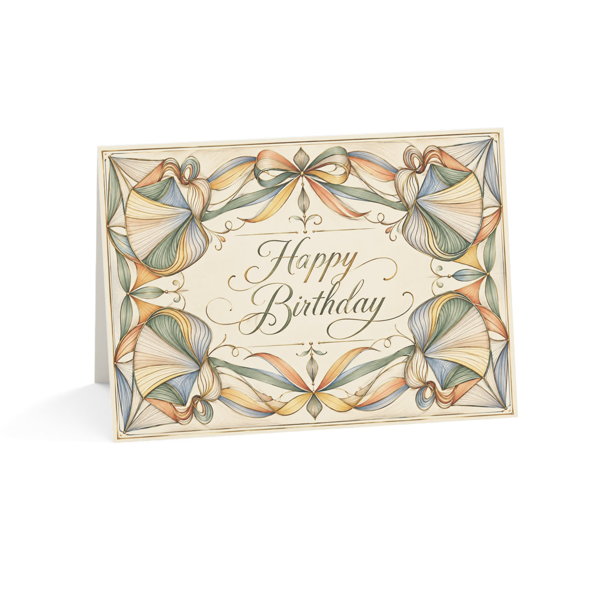Celebration Ribbons — Happy Birthday Greeting Card