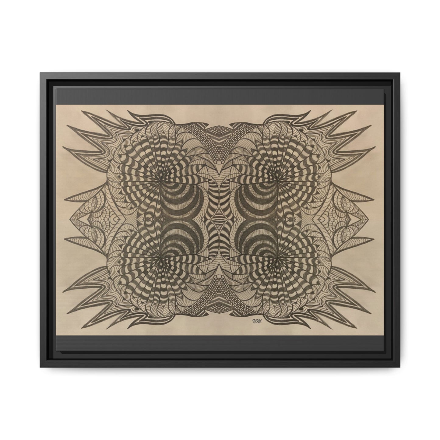 Matte Canvas, Framed (Multi-color)