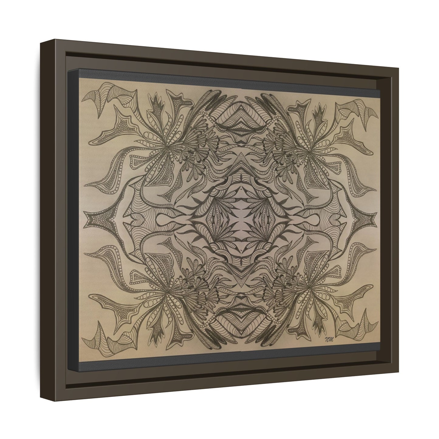 Matte Canvas, Framed (Multi-color)