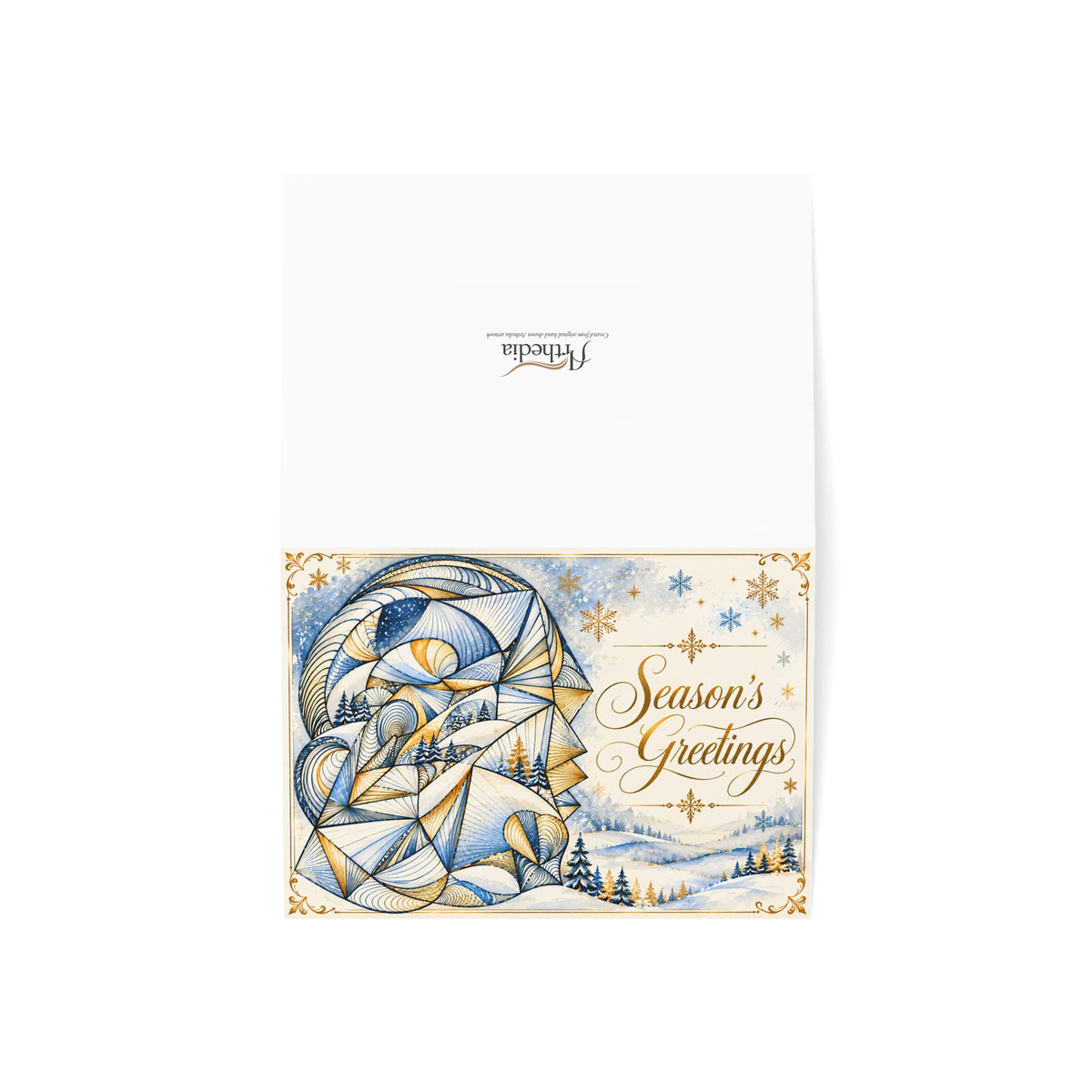 Snowy Hills — Season’s Greetings Card