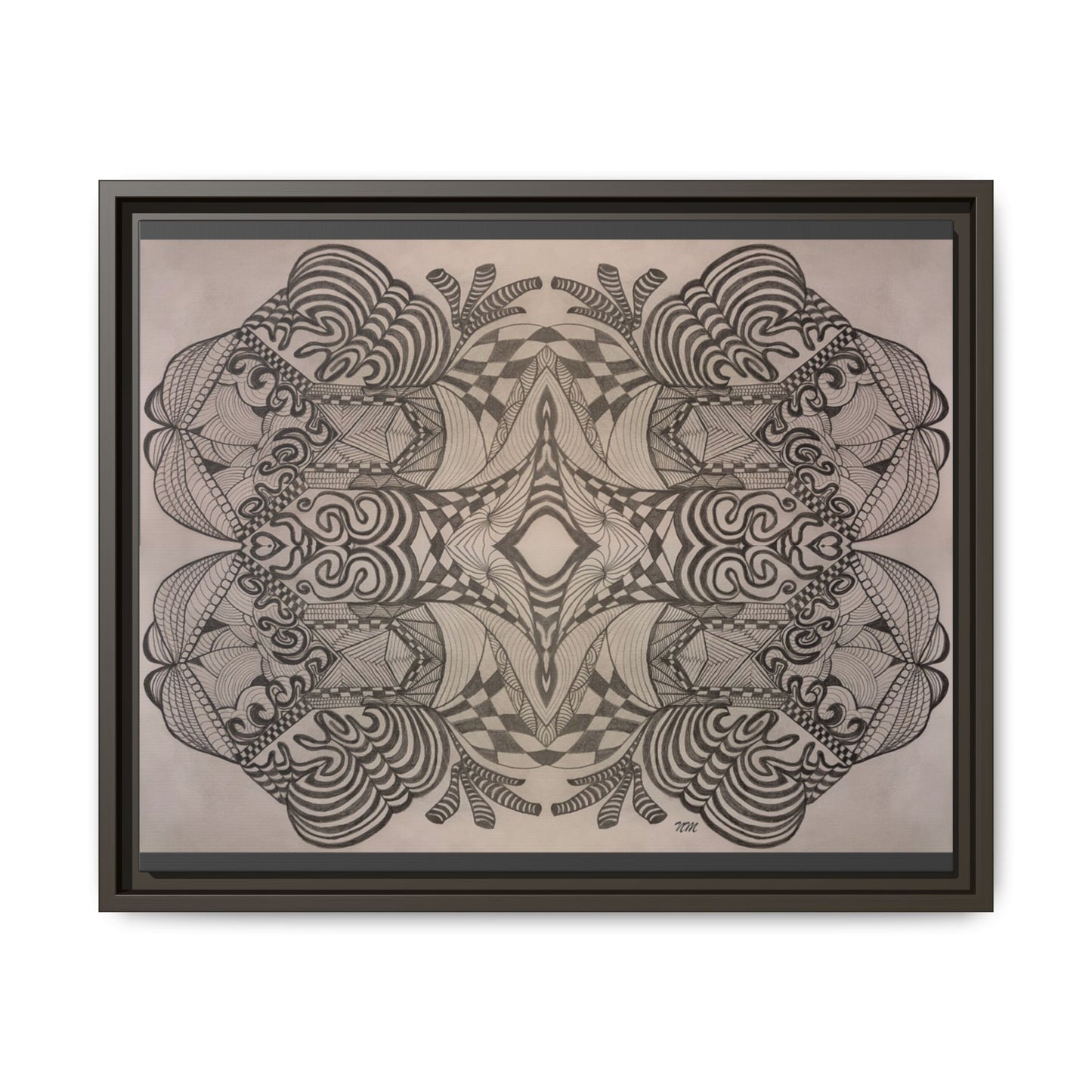 Matte Canvas, Framed (Multi-color)