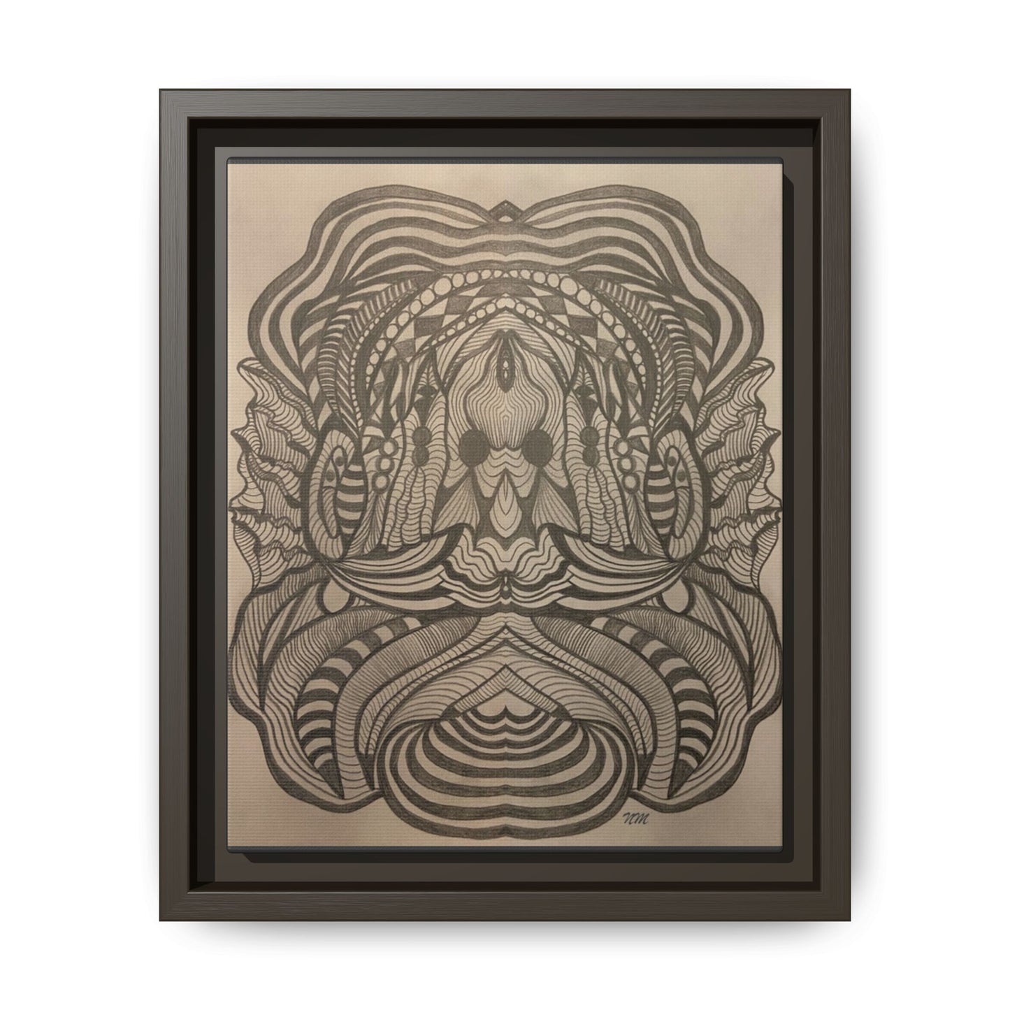 Matte Canvas, Framed (Multi-color)