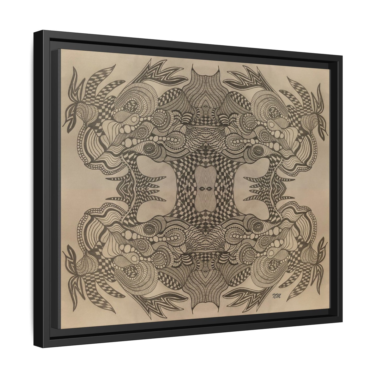 Matte Canvas, Framed (Multi-color)