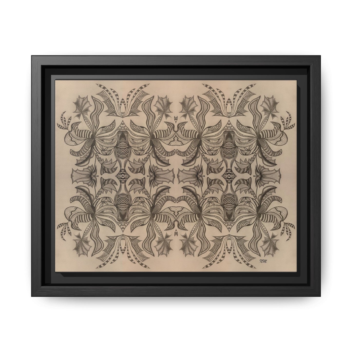 Matte Canvas, Framed (Multi-color)