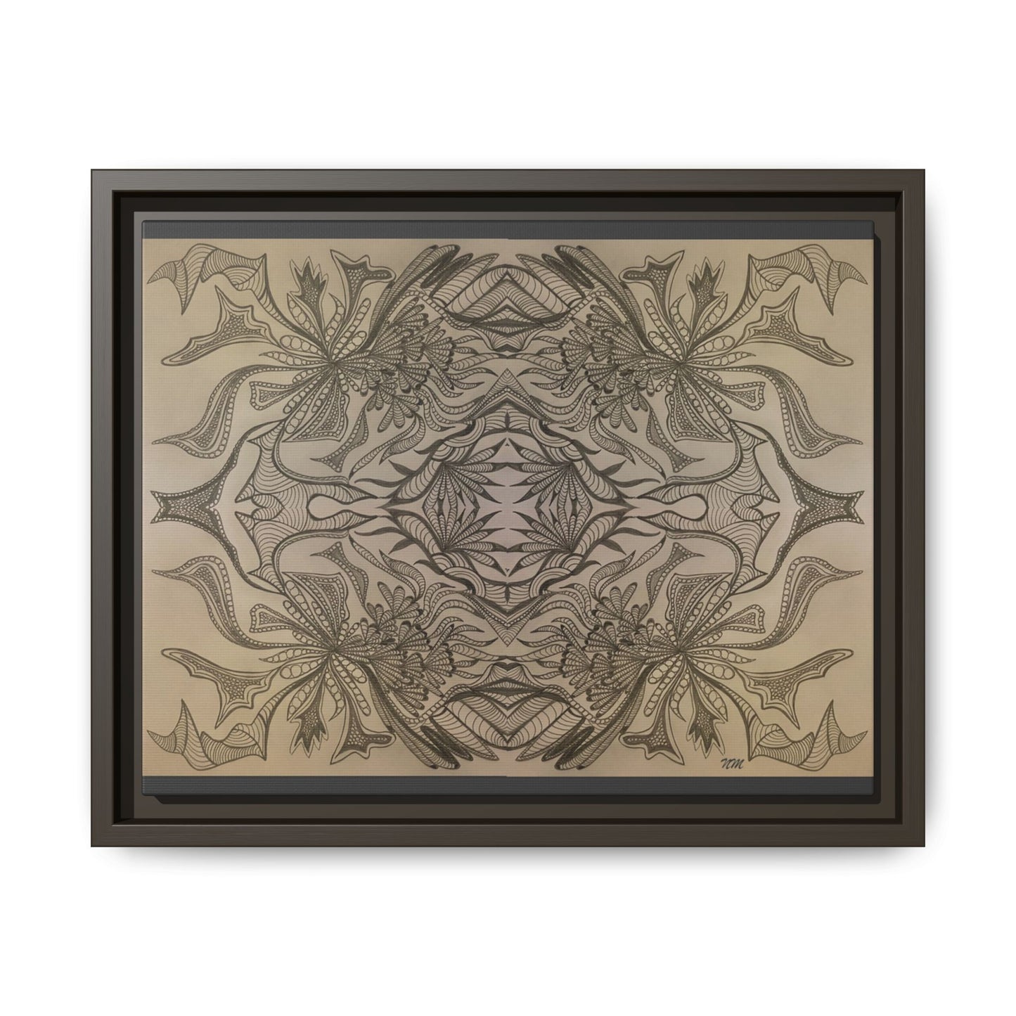 Matte Canvas, Framed (Multi-color)