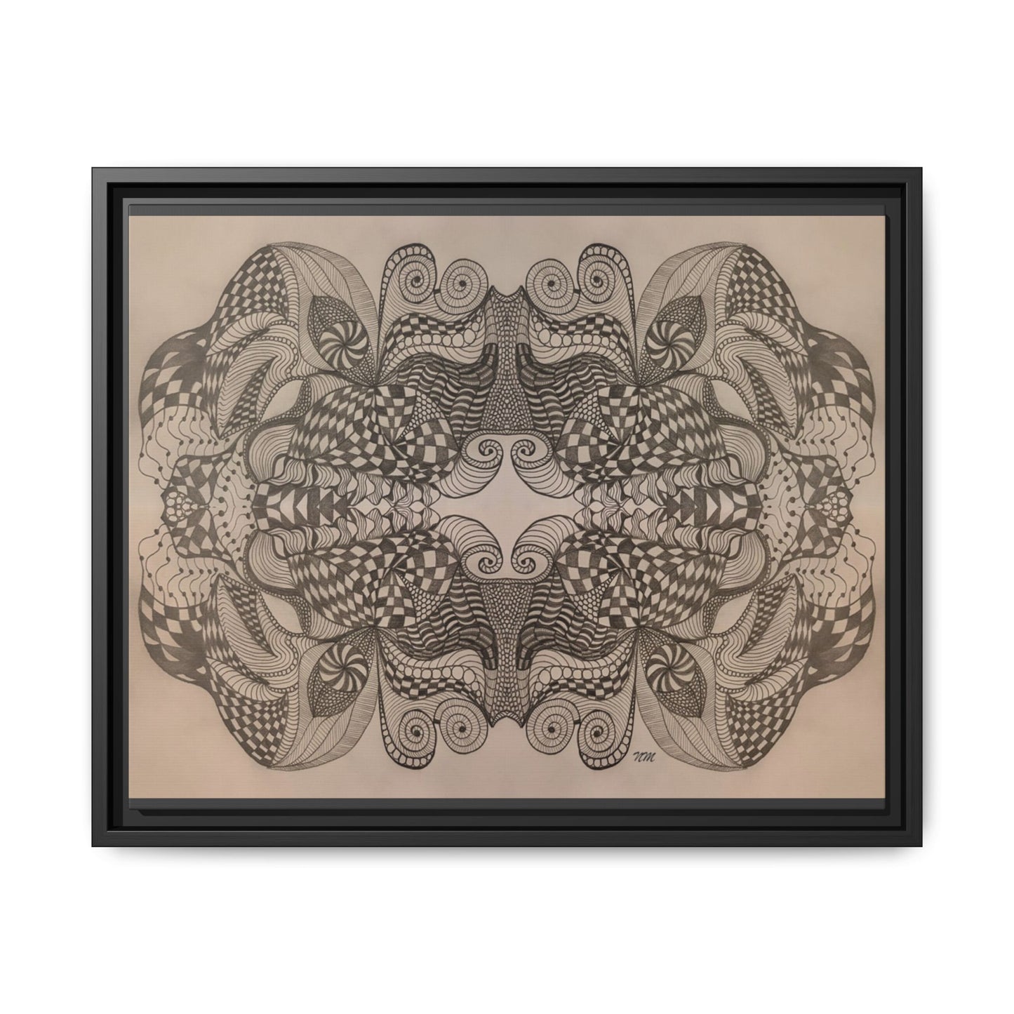 Matte Canvas, Framed (Multi-color)