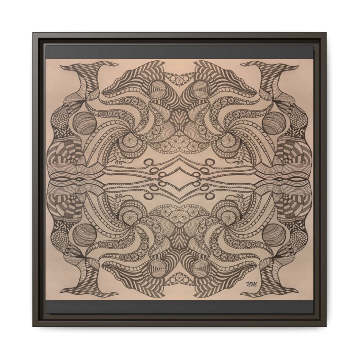 Matte Canvas, Framed (Multi-color)
