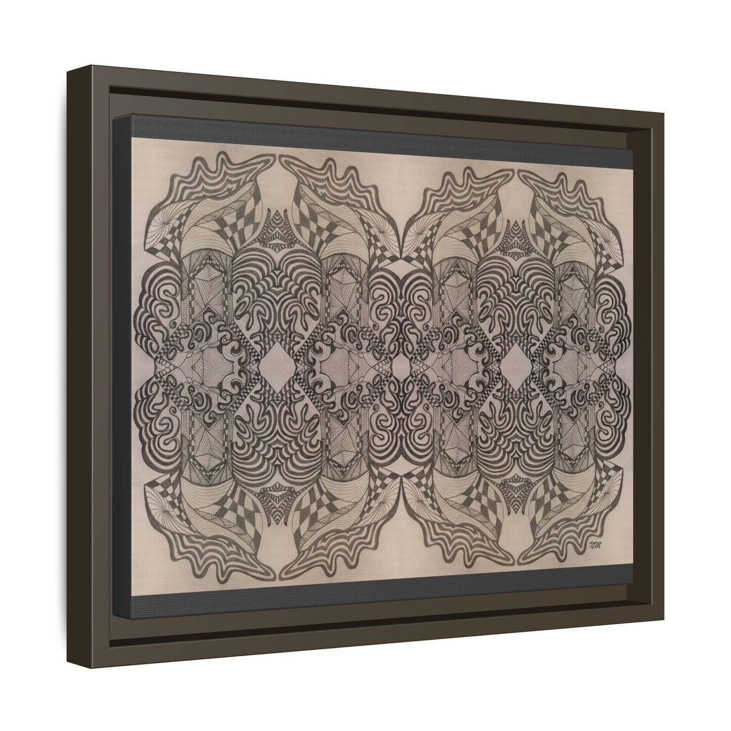 Matte Canvas, Framed (Multi-color)
