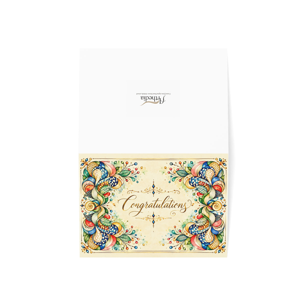 Joyful Embrace — Congratulations Greeting Card