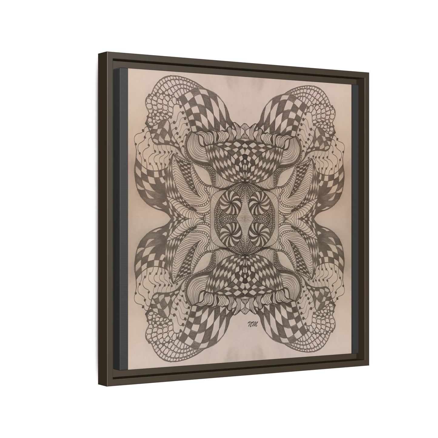 Matte Canvas, Framed (Multi-color)
