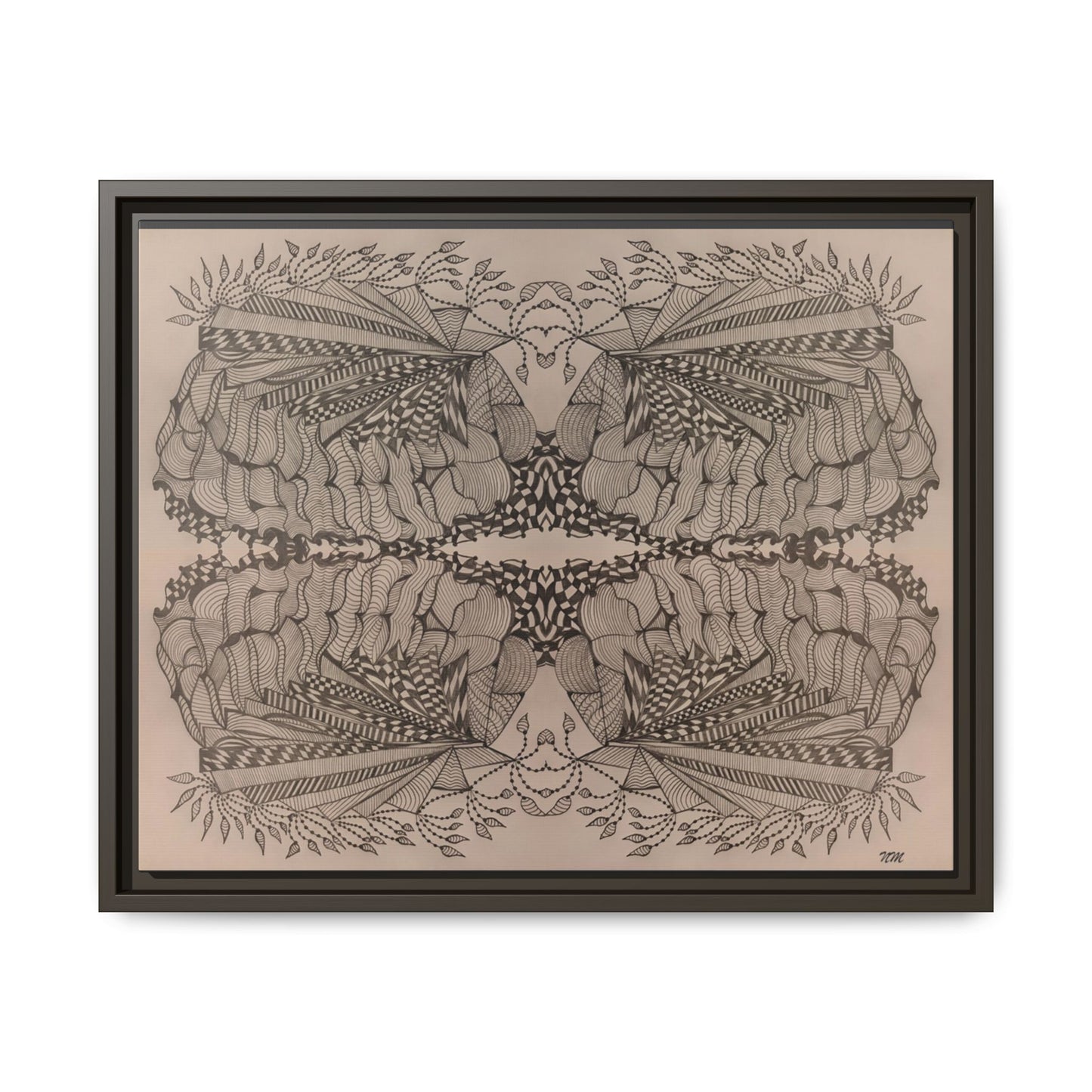 Matte Canvas, Framed (Multi-color)