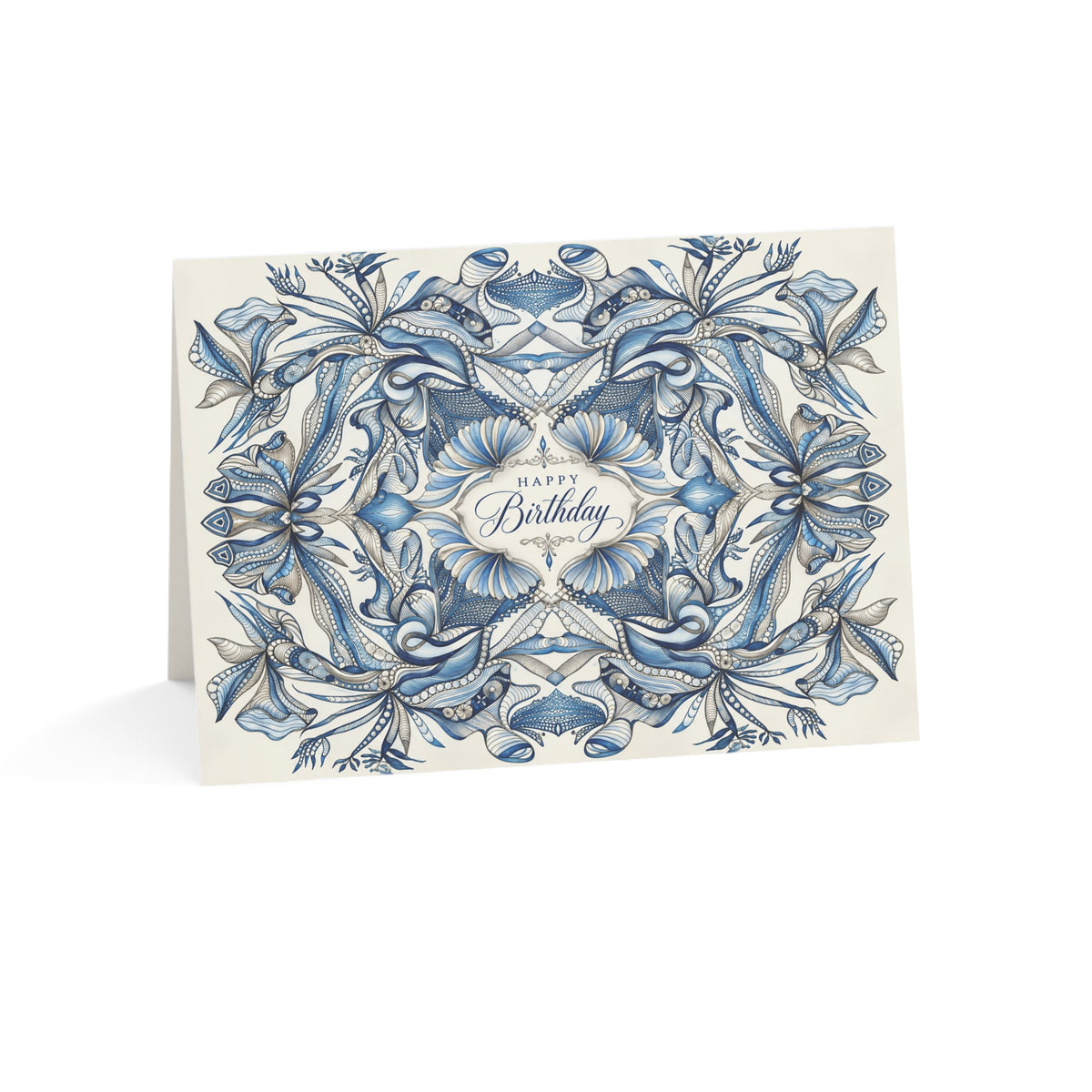Blue Reverie — Happy Birthday Greeting Card