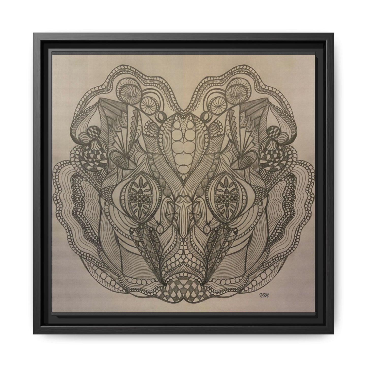 Matte Canvas, Framed (Multi-color)